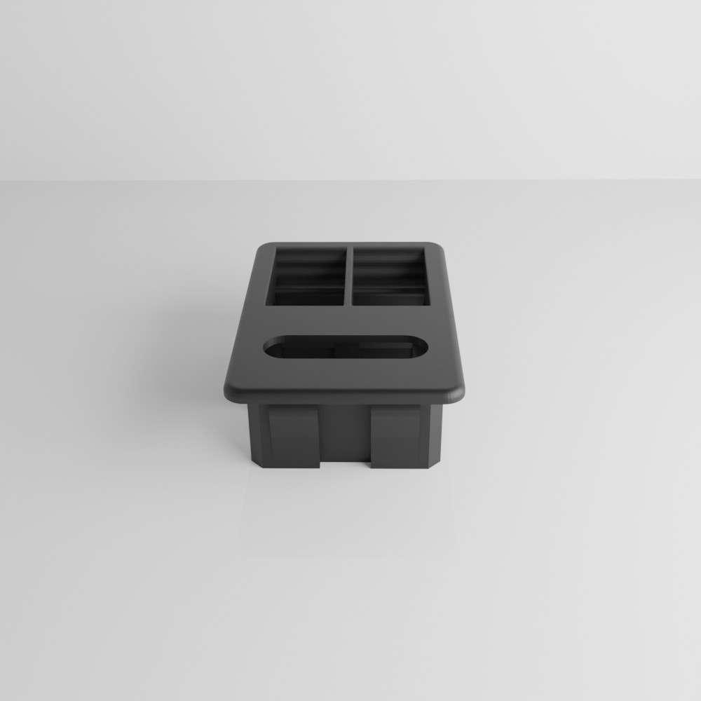 Cornice Interruttore Pulsantiera Alzacristalli VW Polo 6N2, VW Lupo, SEAT Arosa Nera